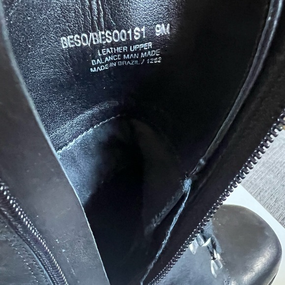 Worn Once In Paris! Besos By SteveMadden Leather Platform Bootie - Picture 6 of 6